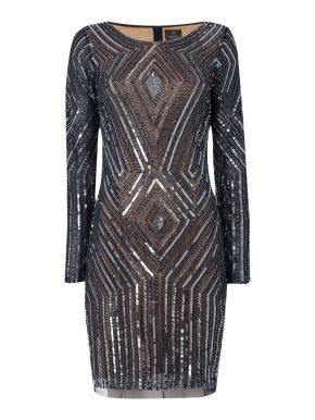 Long sleeve holiday dress 2015. Shop www.shoemethemuhnie.com/2015/10/13/25-obsession-worthy-holiday-dresses